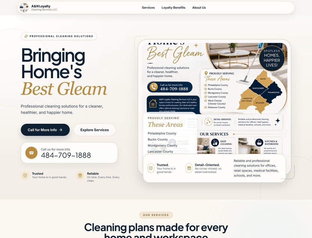 A&N Loyalty Cleaning Services LLC Official Website