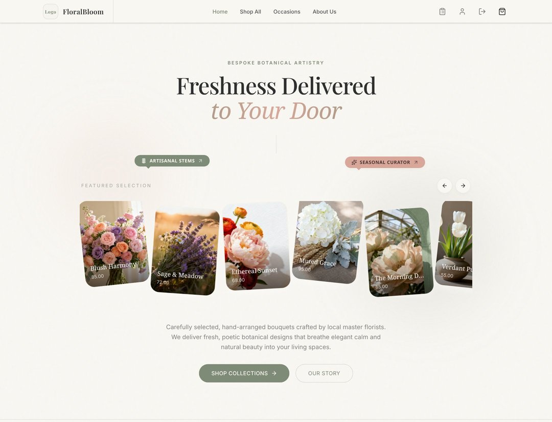 FloralBloom E-Commerce Store