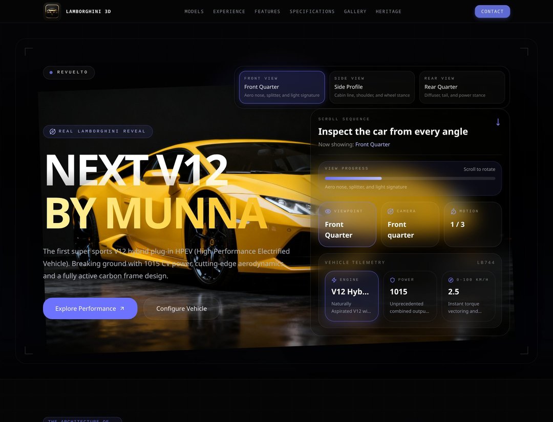 Lamborghini Luxury 3D Experience