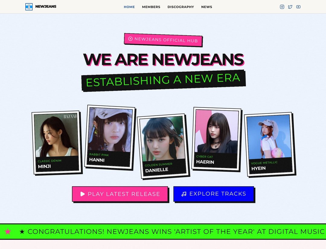 NewJeans Official Fan Site