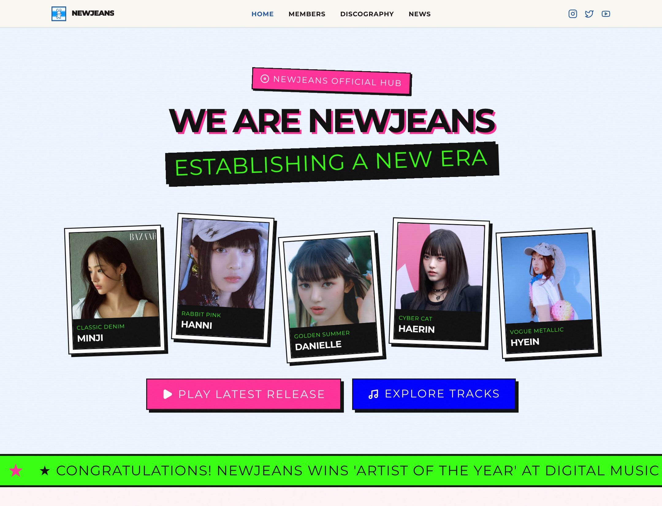 NewJeans Fan Site