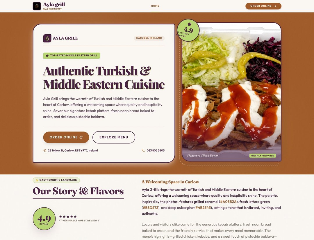 Ayla grill Official Website