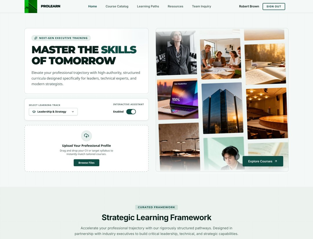 Responsive Online Learning Platform
