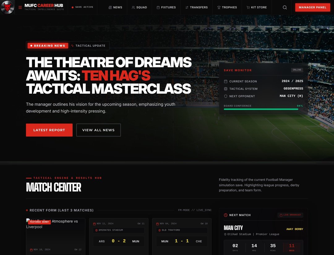 Manchester United Career Mode Hub
