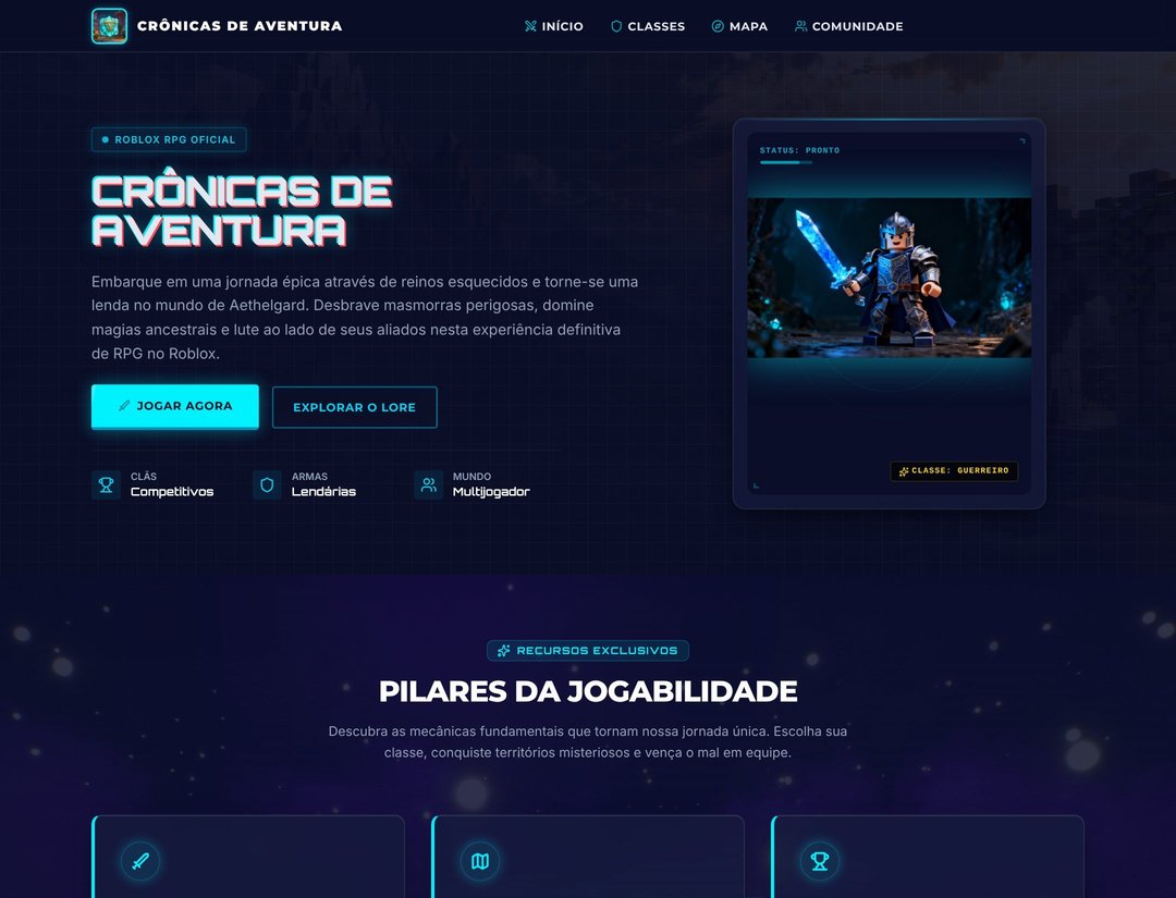Roblox RPG: Crônicas de Aventura