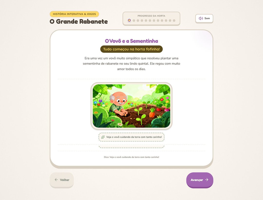 O Grande Rabanete - Jogo Interativo Infantil