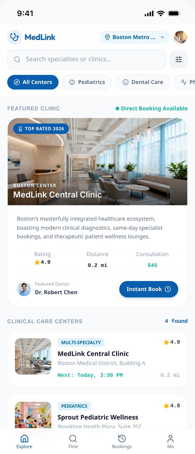 Clinic Appointment Booking App
